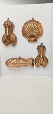 Copper Molds Lot of 4 Fish 12.5