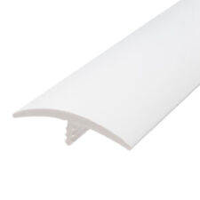 Outwater Plastic T-molding 1-1/2 Inch White Flexible Polyethylene Center Barb picture