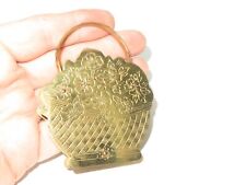 Vintage Powder Compact Flower Basket by Zell (C212) picture