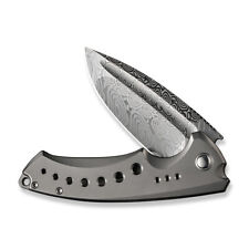 WE Knives Nexusia Frame Lock 22044-DS1 Titanium Damasteel 1/110 Pocket Knife picture