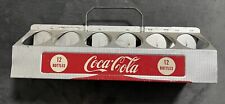 VINTAGE 1950s Coca Cola 12 Pack Bottle Carrier/Caddy Aluminum - Hard To Find picture