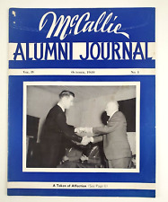 1949 McCallie School Chattanooga TN Alumni Journal Spencer Obit Vtg Magazine picture