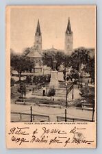 Matamoros Tamaulipas-Mexico, Plaza And Church, Antique, Vintage Postcard picture