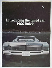 1966 Buick Brochure  (Introducing The Tuned Car) Original O.E.M. Made In The USA picture