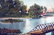c1910 Hollenbeck Park Los Angeles, Cal. Postcard picture