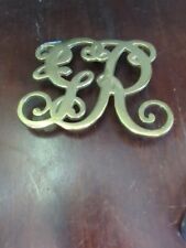Vintage Virginia Metalcrafters of Williamsburg Brass King George Trivet CW10-9 picture