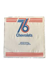 1976 Chevrolet Dealership Promotion Original Rare Napkin picture