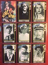 KING KONG THE MOVIE-FAY WRAY & ALL THE ACTORS-RARE COMPLETE CARD SET-NRMINT-MINT picture