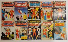 Shazam Comic Lot (10) 1-8 19, 23 1st App Captain Marvel & Co 1973 High Mid Grade picture