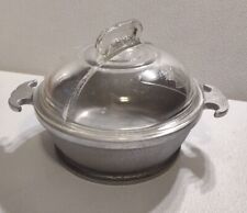 Vintage Guardian Service Ware Aluminum 1 Quart Cooker With Glass Dome Lid picture