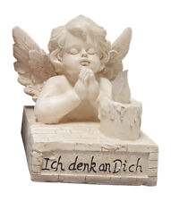 Solar Powered Figurine With Angel Praying (Ich Denk An Dich) picture