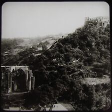 Glass Magic Lantern Slide BACHARACH STAHLECK RUINS C1910 OLD PHOTO GERMANY  picture