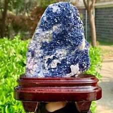 1.15LB Natural Blue berry fluorite Mineral Crystal Specimen/Inner Mongolia picture