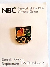 Olympics Seoul 1988 NBC Network Lapel Pin (S-2) picture