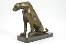 Bronze Classic Roaring Lion and Mountain Lion Sculpture by Henry Moore Decorativ picture