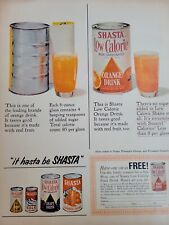 1964 Shasta cola grape orange drink vintage original ad picture
