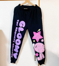 TaiTo Gloomy Bear Bloody Sweat Pants L Bottoms Black Pink Star Logo Kawaii Rare picture