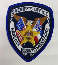 Hancock County Sheriff Mississippi MS Patch J4D picture