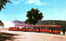 1960s NIAGARA FALLS NEW YORK VIEWMOBILE AT PROSPECT POINT TOURIST POSTCARD P938 picture