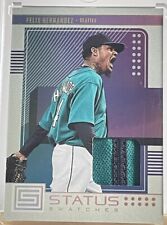 FELIX HERNANDEZ Game Used Jersey Patch 2/10 Gold 2023 Panini Chronicles Status  picture