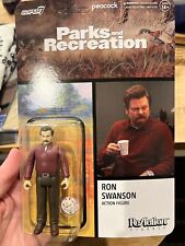 Ron Swanson Parks and Recreation Super7 Reaction Figure Unpunched picture