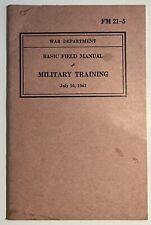 WWII 1941 Military Training Collectible War Deapartment picture