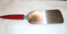 Vtg ANDROCK SPATULA Stainless Bullet Handle 1930s Super Flexible Angled Bakelite picture