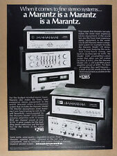 1972 Marantz 250 1030 Amplifiers 120 110 Tuners 3300 Preamp vintage print Ad picture