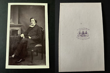 Ross & Thomson, London, Ernest Edward Dugmore Vintage CDV Albumen Print Print Print picture