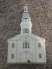 Cats Meow 1999 White New England Series Old Bennington Congregational Church CA2 picture