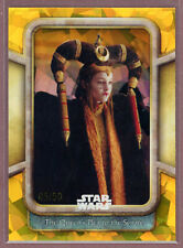 2024 Topps Chrome Star Wars Sapphire Gold #60 The Queen's Plea 05/50 picture