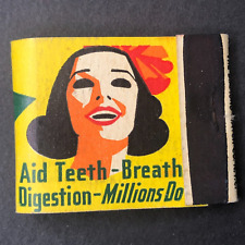 Wrigley's Double Mint Gum Full Matchbook c1954 VGC Scarce picture