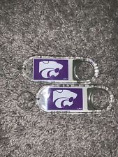 Kansas State University Acrylic Bottle Opener Keychain. Buy One Get One FREE.   picture