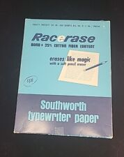 Vtg P413C Southworth Typewriter Paper Racerase 8-1/2 X 11 picture