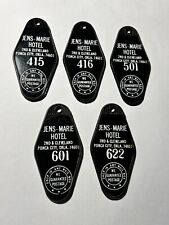 (5) Vintage  Jen’s Marie Hotel Ponca City Oklahoma Key Fobs picture
