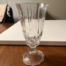Vintage 2 Piece Glass Candle Holder Hurricane Style 12