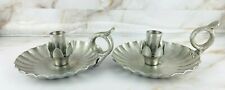Vintage Everlast Forged Aluminum Candle Holders Set of 2 picture