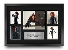 Scarlett Johansson A3 Framed Black Widow Gifts Signed Photo Print for Movie Fans picture