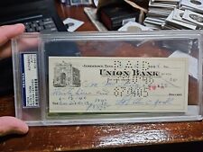 Sgt. Alvin C. York Signed Check, Certificate  picture