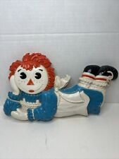 Vintage Merrell Company Raggedy Ann Wall Decor Wall Hanging Plastic  1977 picture