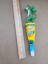 Shiner Orale Mexican Style Cerveza Beer Tap Handle Red Green Cheetah  Rare NIB picture