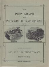 The Phonograph and Graphophone  Booklet 1888 - 23 pages  REPRINT 1973 picture