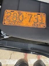 1934 Texas passenger car license plate 280-731 picture