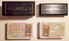 Kem Playing Cards 1947 Tax Stamps Bakelite Case Star Trek Vintage FACTORY SEALED picture