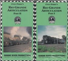 Otto Perry's Rio Grande Articulateds Lot 2 Set Parts I & II RAILROAD VHS Tapes picture