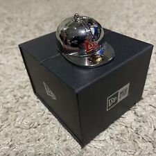 New Era 9fifty Cap Fitted Chrome Baseball Hat Ornament in Box Pendant Key Chain picture