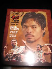 FREDDIE ROACH SIGNED AUTOGRAPH BOXING PROGRAM MANNY PACUQUIAO HOF 2012 IN PERSON picture