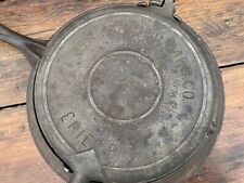 Griswold Cast Iron “Victor” HTF Dual Marked Waffle Iron with Scissor Hinge picture