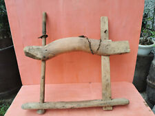 OLD ANTIQUE PRIMITIVE WOODEN YOKE HARNESS COLLAR COW picture