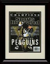 8x10 Framed 2009 Pittsburgh Penguins Stanley Cup Champions SI Autograph Promo picture